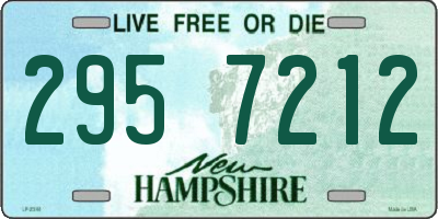 NH license plate 2957212