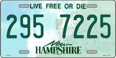 NH license plate 2957225