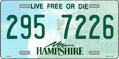 NH license plate 2957226