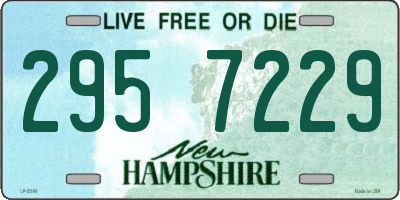 NH license plate 2957229