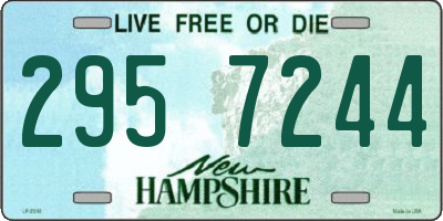 NH license plate 2957244