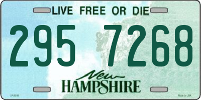 NH license plate 2957268