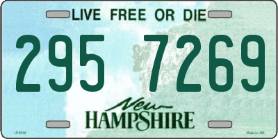 NH license plate 2957269
