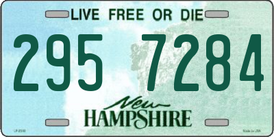 NH license plate 2957284