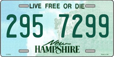 NH license plate 2957299