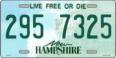 NH license plate 2957325