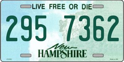 NH license plate 2957362