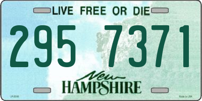NH license plate 2957371