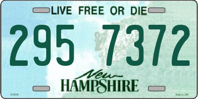 NH license plate 2957372