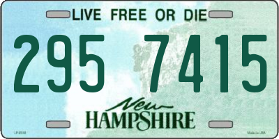 NH license plate 2957415