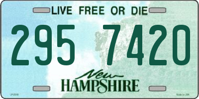 NH license plate 2957420