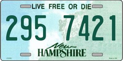 NH license plate 2957421