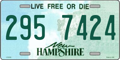 NH license plate 2957424
