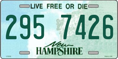 NH license plate 2957426