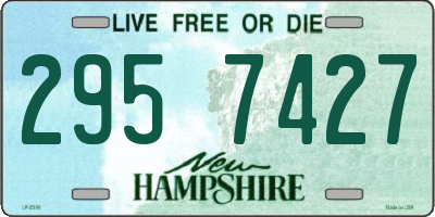 NH license plate 2957427