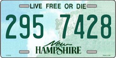 NH license plate 2957428