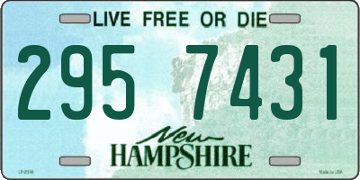 NH license plate 2957431