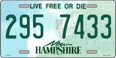 NH license plate 2957433