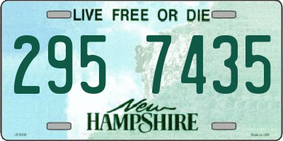 NH license plate 2957435
