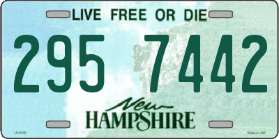 NH license plate 2957442