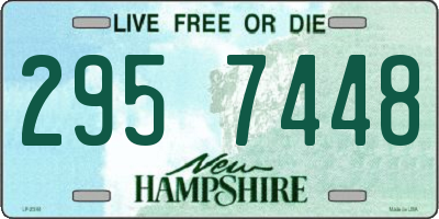 NH license plate 2957448