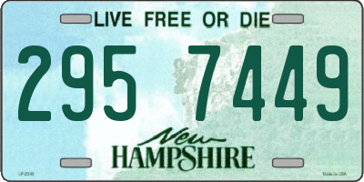 NH license plate 2957449