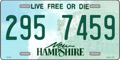 NH license plate 2957459
