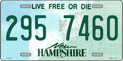 NH license plate 2957460