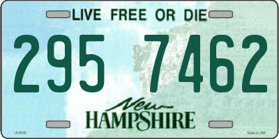 NH license plate 2957462