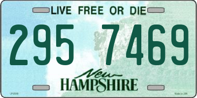 NH license plate 2957469