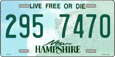 NH license plate 2957470