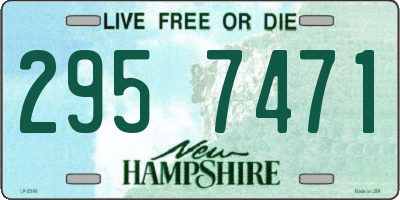 NH license plate 2957471