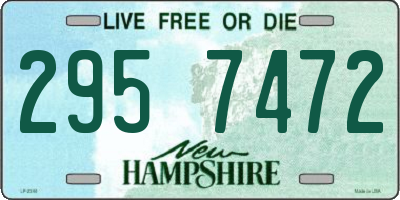 NH license plate 2957472