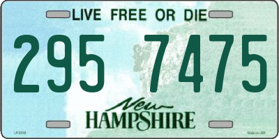 NH license plate 2957475