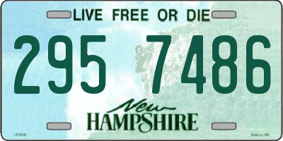 NH license plate 2957486