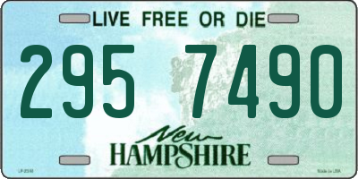 NH license plate 2957490