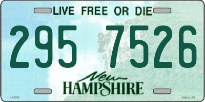 NH license plate 2957526