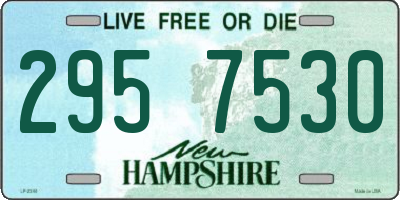 NH license plate 2957530