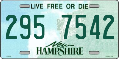 NH license plate 2957542