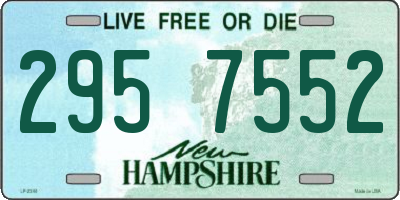NH license plate 2957552