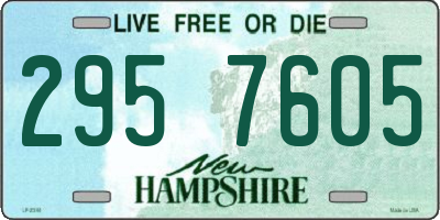 NH license plate 2957605