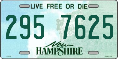 NH license plate 2957625