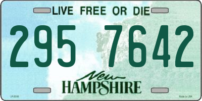 NH license plate 2957642