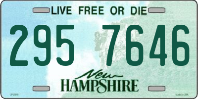 NH license plate 2957646