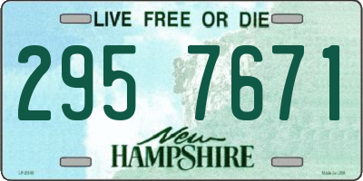 NH license plate 2957671