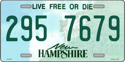 NH license plate 2957679