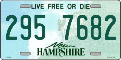 NH license plate 2957682