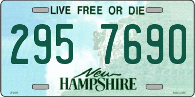 NH license plate 2957690