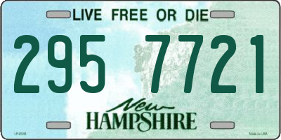 NH license plate 2957721