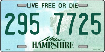 NH license plate 2957725